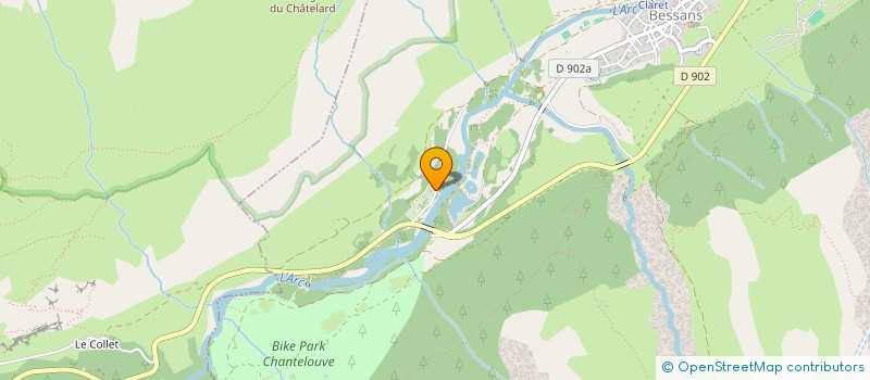 localisation de l'entreprise SCI LES ARSES  BONNEVAL-SUR-ARC