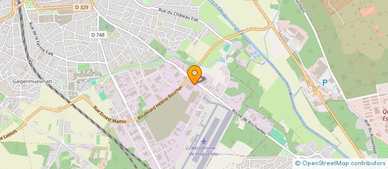 localisation de l'entreprise SCI LES ARTISANS  HAGUENAU