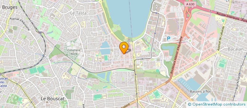 localisation de l'entreprise SCI LES ARTISANS DU BATIMENT DE LA GIRONDE  BRUGES