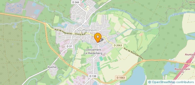 localisation de l'entreprise SCI LES ARTISTES 2  SOUFFLENHEIM