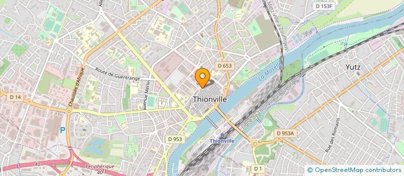 localisation de l'entreprise SCI LES ARTS à THIONVILLE