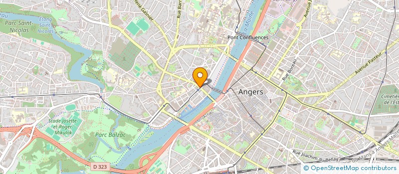 localisation de l'entreprise SCI LES ARTS à ANGERS