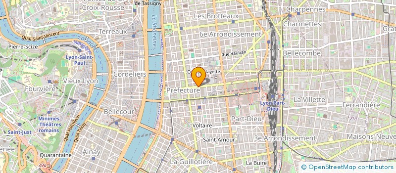 localisation de l'entreprise SCI LES ARTS  LYON