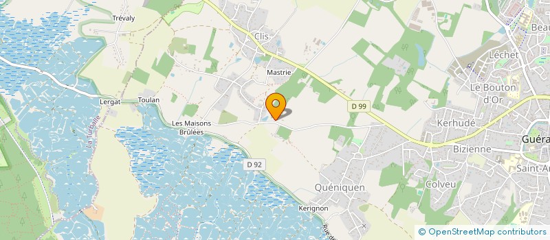 localisation de l'entreprise SCI LES ARTS  GUERANDE