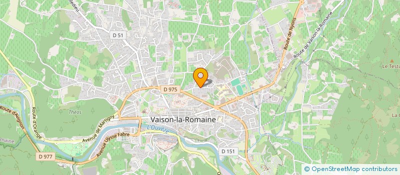 localisation de l'entreprise SCI LES ARTS  VAISON-LA-ROMAINE