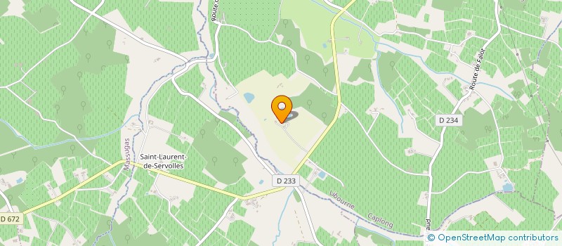 localisation de l'entreprise SCI LES ARTS  CAPLONG