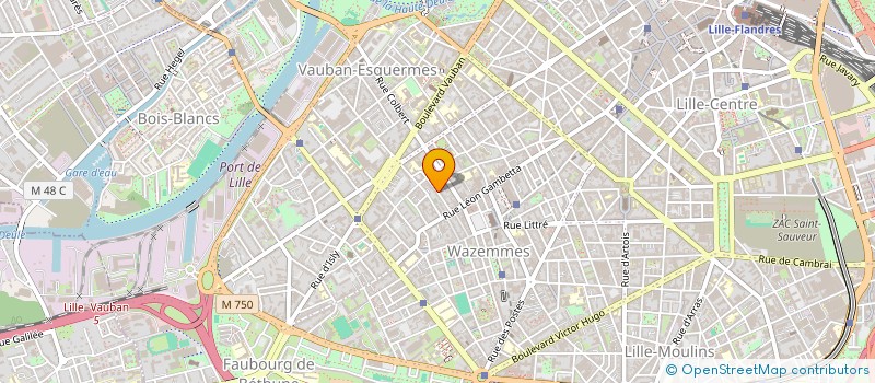 localisation de l'entreprise SCI LES ARTS à LILLE