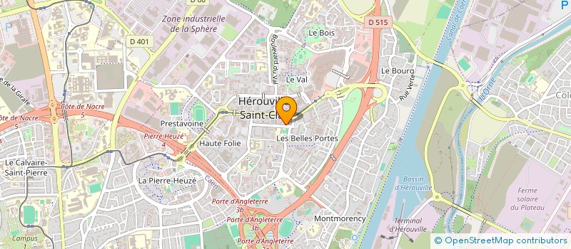 localisation de l'entreprise SCI LES ARTS à HEROUVILLE-SAINT-CLAIR