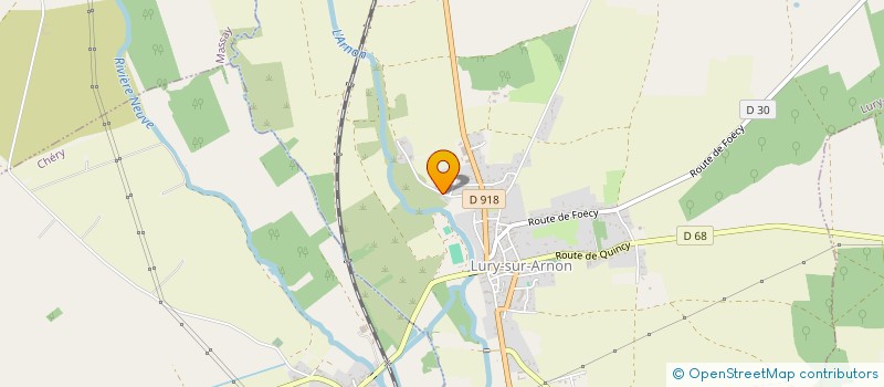 localisation de l'entreprise SCI LES ARTS D'AVALLON  LURY-SUR-ARNON