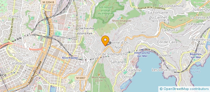 localisation de l'entreprise SCI LES ARUMS à NICE