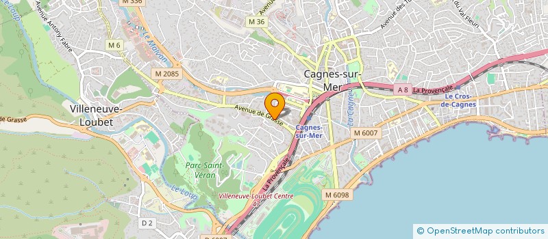 localisation de l'entreprise SCI LES ARUMS à CAGNES-SUR-MER