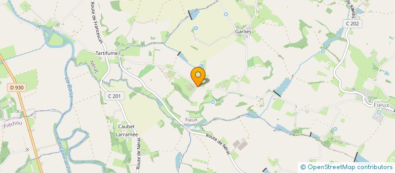 localisation de l'entreprise SCI LES ARUMS BLEUS  FIEUX