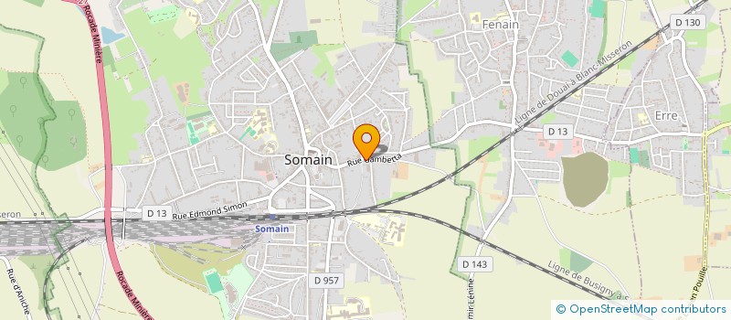 localisation de l'entreprise SCI LES ASCLEPIADES  SOMAIN