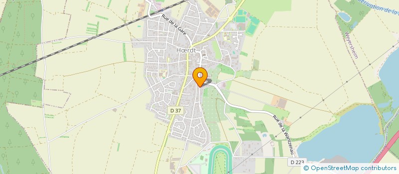 localisation de l'entreprise SCI LES ASPERGES DE LA TOUR  HRDT