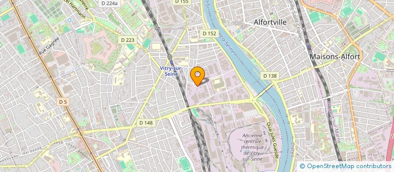 localisation de l'entreprise SCI LES ASPHALTEURS à VITRY-SUR-SEINE