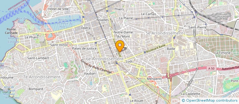 localisation de l'entreprise SCI LES ASSOCIES à MARSEILLE