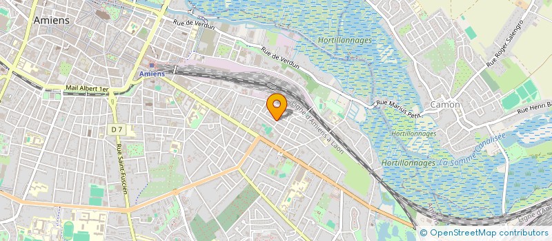 localisation de l'entreprise SCI LES ASSOCIES  AMIENS