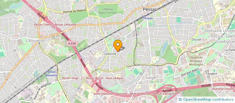 localisation de l'entreprise SCI LES ASSOCIES PESSACAIS  PESSAC