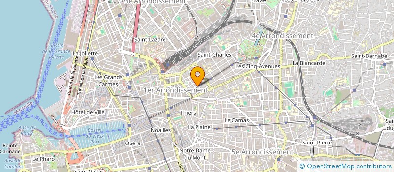 localisation de l'entreprise SCI LES ASSOCIES SEXO DU COURS à MARSEILLE
