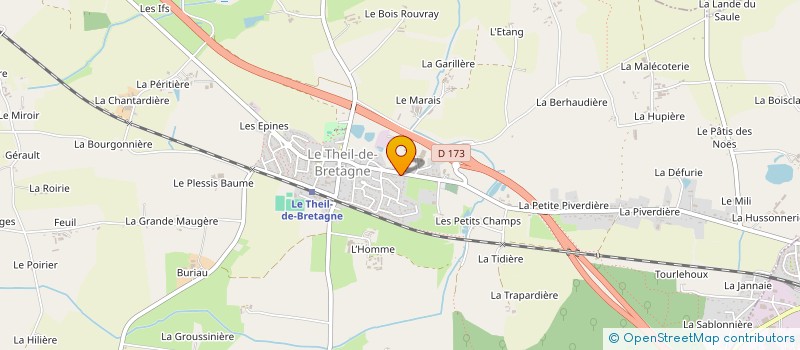 localisation de l'entreprise SCI LES ASTERS  MARCILLE-ROBERT