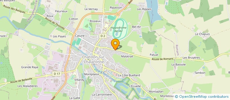 localisation de l'entreprise SCI LES ATELIERS  NEUVILLE-LES-DAMES