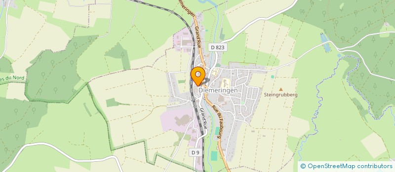 localisation de l'entreprise SCI LES ATELIERS  DIEMERINGEN