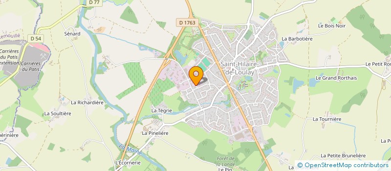 localisation de l'entreprise SCI LES ATELIERS à MONTAIGU-VENDEE