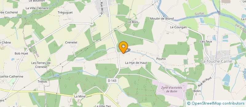 localisation de l'entreprise SCI LES ATELIERS  VAL D'OUST