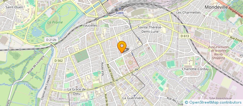 localisation de l'entreprise SCI LES ATELIERS D ALBERT à CAEN