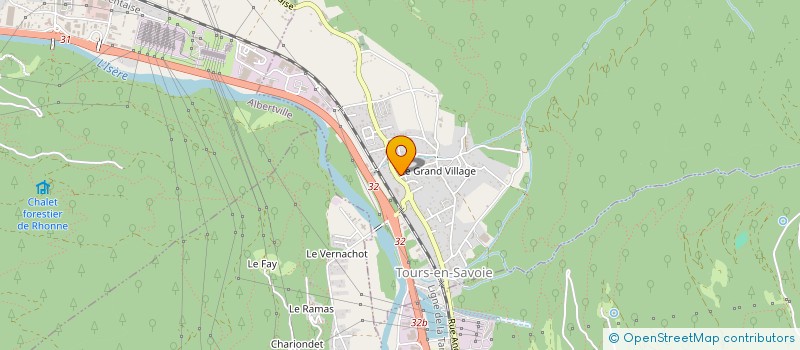 localisation de l'entreprise SCI LES ATELIERS DE CREATION  TOURS-EN-SAVOIE