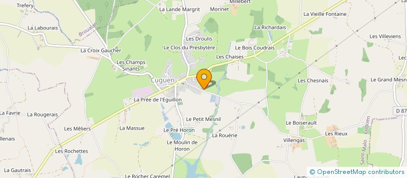 localisation de l'entreprise SCI LES ATELIERS DE JU.AN  CUGUEN