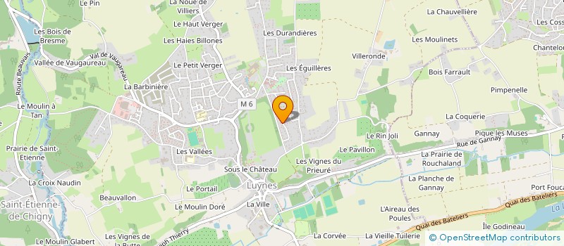 localisation de l'entreprise SCI LES ATELIERS DES HAIES BODINEAUX  LUYNES