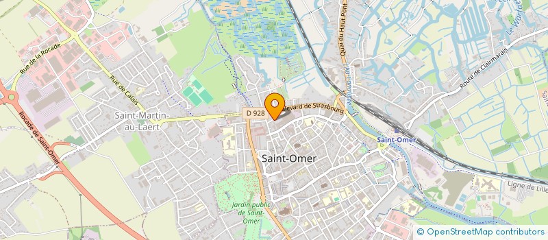 localisation de l'entreprise SCI LES ATELIERS DES QUAIS  SAINT-OMER