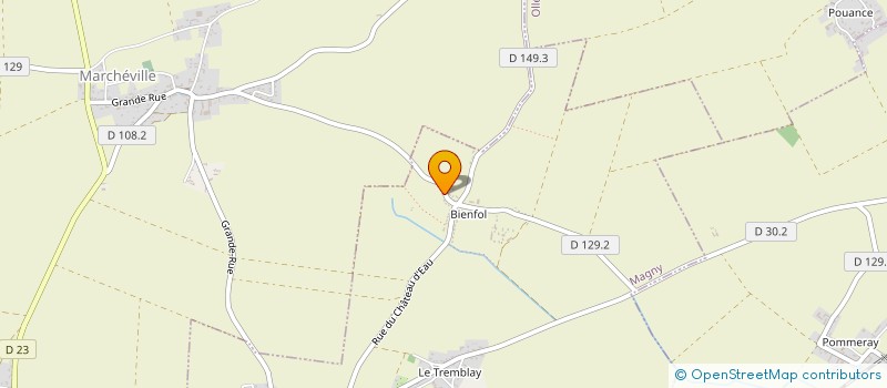 localisation de l'entreprise SCI LES ATELIERS DU CHENE à MAGNY