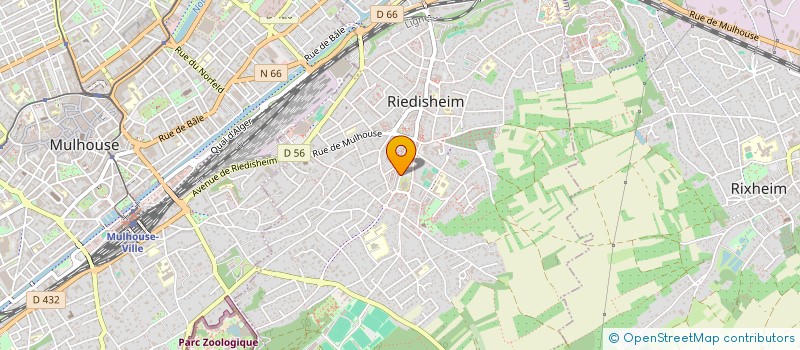 localisation de l'entreprise SCI LES ATRIDES II  RIEDISHEIM