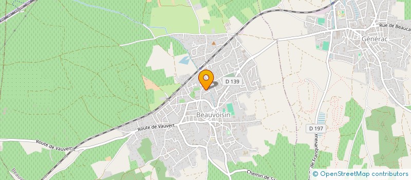 localisation de l'entreprise SCI LES AUBADES  BEAUVOISIN