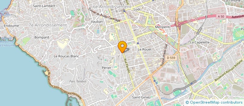 localisation de l'entreprise SCI LES AUBANELLES à MARSEILLE