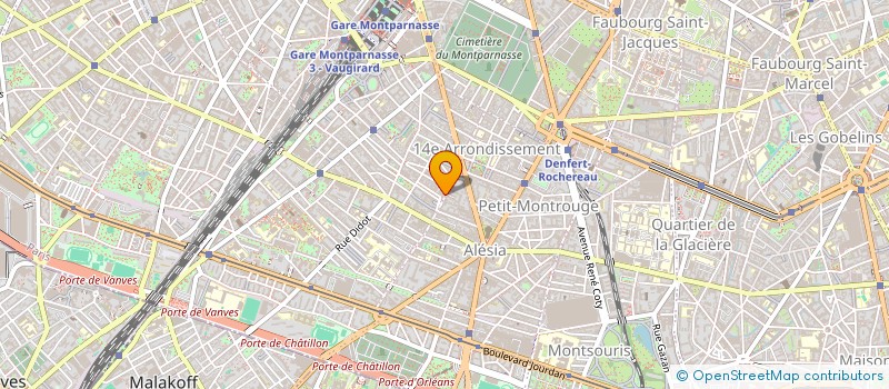 localisation de l'entreprise SCI LES AUBARIES  PARIS