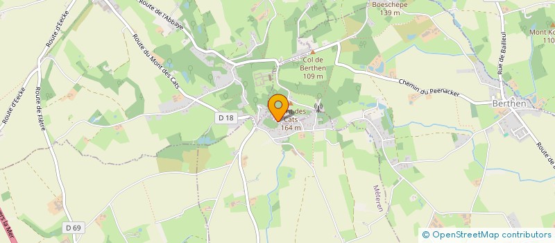 localisation de l'entreprise SCI LES AUBEPINES à BERTHEN