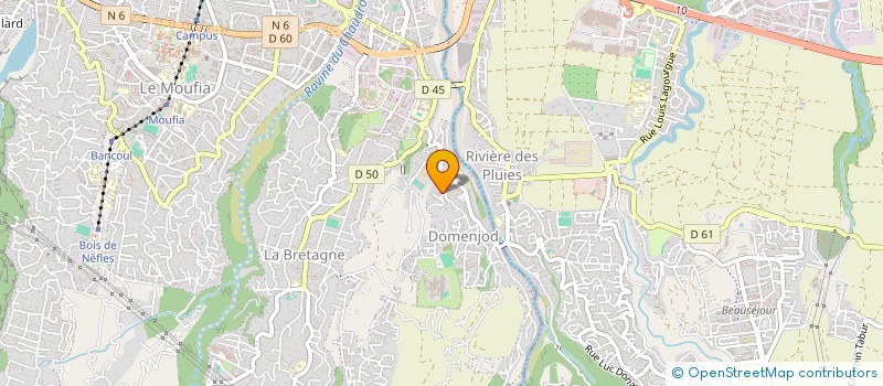 localisation de l'entreprise SCI LES AUBEPINES  SAINT-DENIS