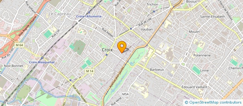 localisation de l'entreprise SCI LES AUBEPINES à CROIX