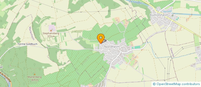 localisation de l'entreprise SCI LES AUBEPINES  NORDHEIM