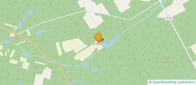 localisation de l'entreprise SCI LES AUBIERS  NANCAY