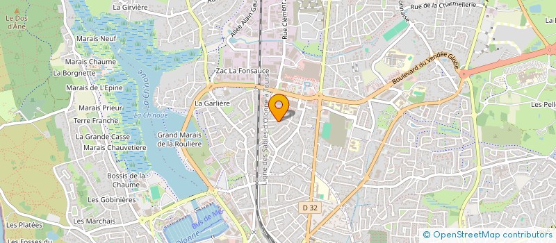 localisation de l'entreprise SCI LES AUBRAIS à LES SABLES D'OLONNE