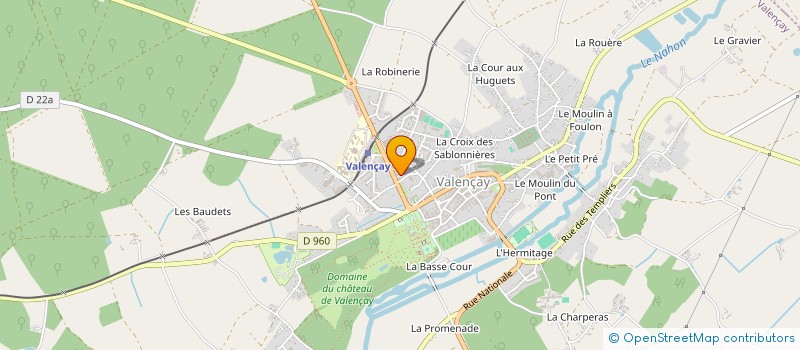localisation de l'entreprise SCI LES AUBRYS à VALENCAY