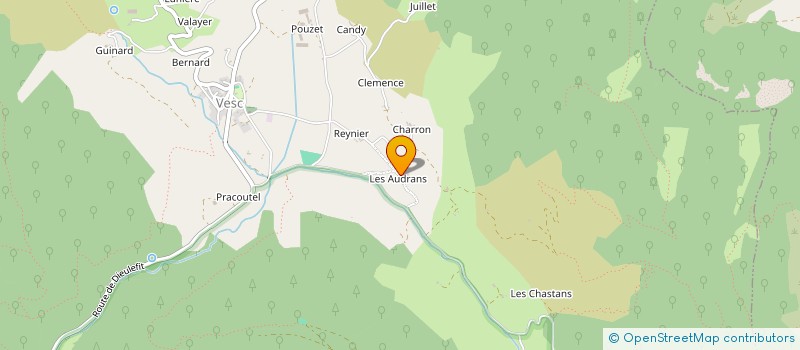 localisation de l'entreprise SCI LES AUDRANS  VESC