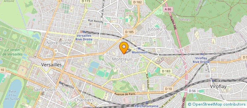 localisation de l'entreprise SCI LES AUDRIS à VERSAILLES