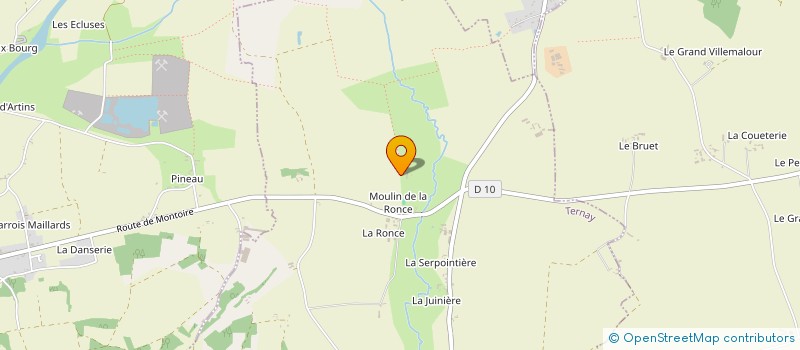 localisation de l'entreprise SCI LES AUGEOLETS  TERNAY