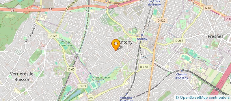 localisation de l'entreprise SCI LES AUGUSTINS à ANTONY