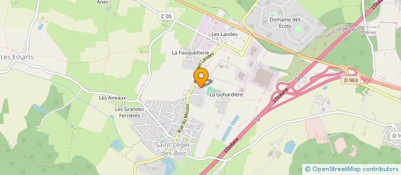 localisation de l'entreprise SCI LES AUGUSTINS  SAINT-LEGER-DE-LINIERES